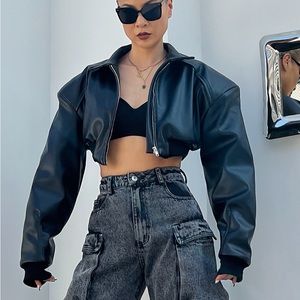 Local designers high waisted jacket synthetic